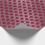 Jewelry Scales Maroon Burgundy Silver Vip Presentpapper<br><div class="desc">Minimalism och elegance Glam och Chic Delikat Wrapping Papper</div>