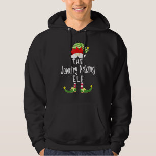 Jewelry Skapar Elf Group jul Pajama Party Hoodie