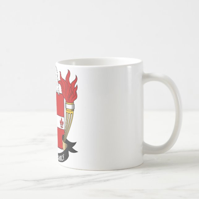 Jewett familjvapensköld kaffemugg (Höger)