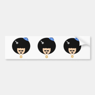 Jewfro Bildekal
