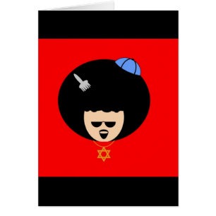 Jewfro Hälsningskort