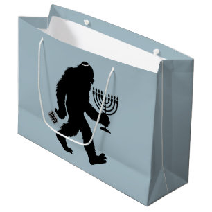Jewish Bigfoot Hanukkah Chanukah Humor Roligt 