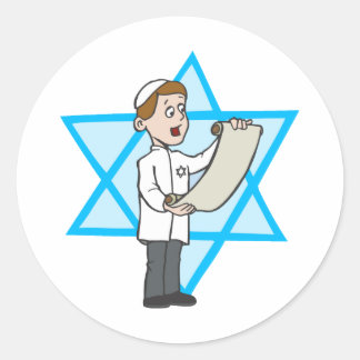 Jewish Boy Runt Klistermärke