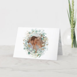 Jewish Bröllopssed Chuppah Foto Tack Kort