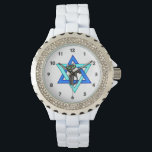 Jewish Cat Stars Armbandsur<br><div class="desc"></div>