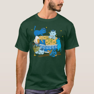 Jewish Cats Ramen Kitten Anime Hanukkah Pajamas Ch T Shirt
