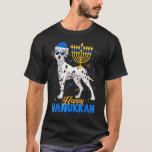 Jewish Dalmatian Hund Menorah Lycklig Hanukah Chan T Shirt<br><div class="desc">Judiska Dalmatien Hund Menorah Lycklig Hanukkah Chanukah.</div>