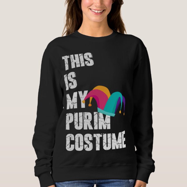 Jewish Festival Purim Costume This Is My Purim Cos T Shirt (Framsida)