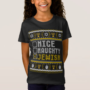 Jewish Funny jul Pajama Hanukkah Jewish Chan T Shirt