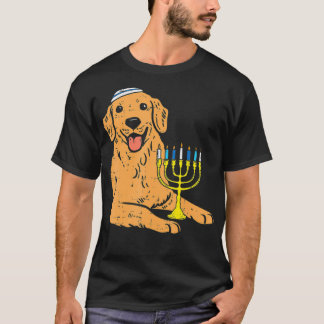 Jewish Golden Retriever Hund Hanukkah Pajamas Chan T Shirt