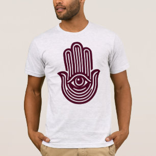 Jewish Hamsa Evil Öga Geometric Judaica Gift T Shirt