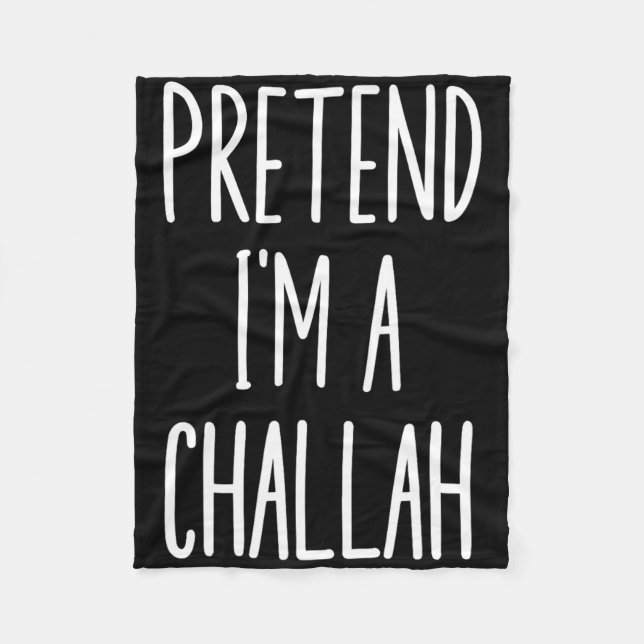 Jewish Hanukkah Challah Easy Halloween Costume Fleecefilt (Framsidan)