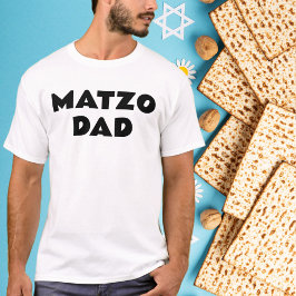 Jewish Helgdag Passover Matzo Pappa T Shirt
