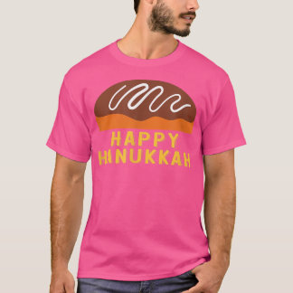 Jewish Holiday Chanukah Sufganiyah Saying Happy Ha T Shirt