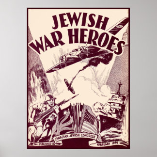 Jewish Krig Heroes Poster