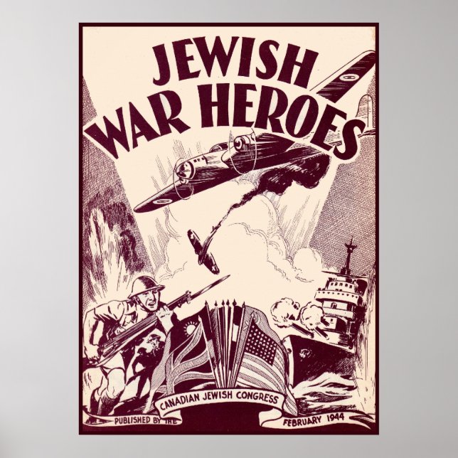 Jewish Krig Heroes Poster (Framsidan)