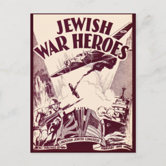 Jewish Krig Heroes Vykort