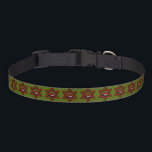 Jewish Ladybug Star of David Halsband Husdjur<br><div class="desc">David Red Star med svart polka dots och en söt liten ladybug.</div>
