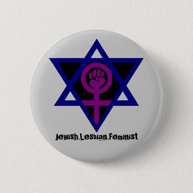 Jewish.Lesbian.Feminist Knapp (Framsida)