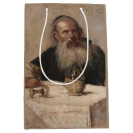 Jewish Man Drinking Vin (av Olga Boznanska)