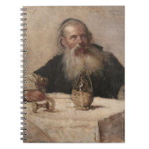 Jewish Man Drinking Vin (av Olga Boznanska)