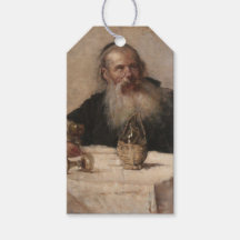 Jewish Man Drinking Vin (av Olga Boznanska)