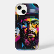 Jewish Man Pop Art Graffiti Mobil Cover