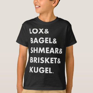Jewish Mat Lox & Bagel & Shmear & Brisket Funny T Shirt