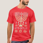Jewish Menorah Funny Hanukkah T Shirt<br><div class="desc">Juish Menorah Funny Hanukkah .</div>