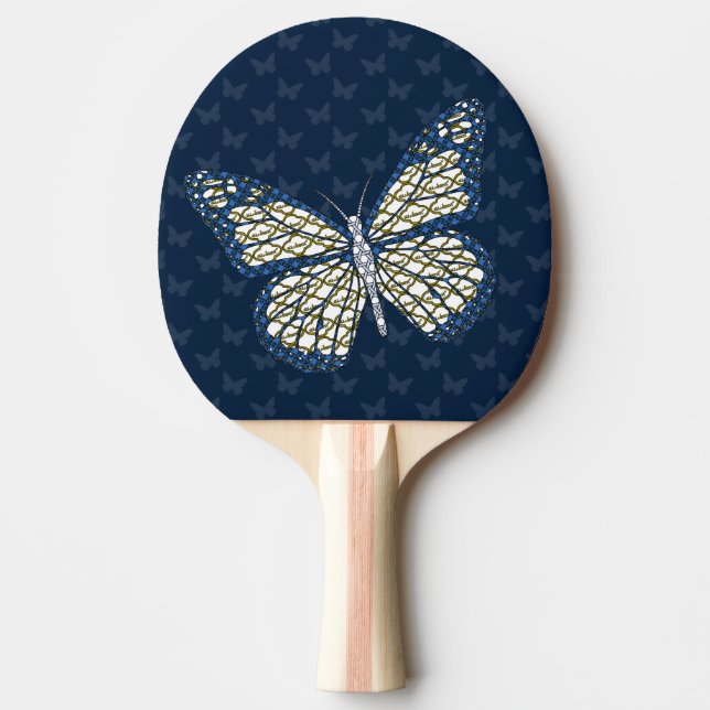 Jewish Monarch Ping Pong Paddle Pingisracket (Framsidan)