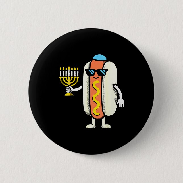 Jewish Pjs Hotdog Funny Food Hanukkah Pajamas Chan Knapp (Framsida)