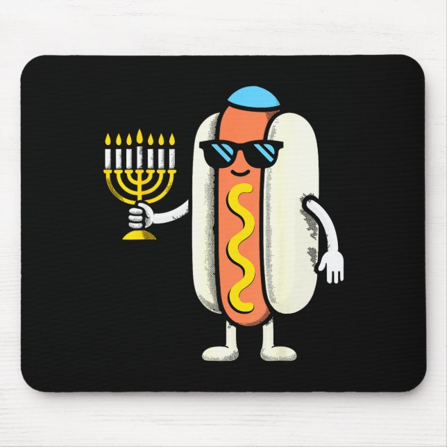 Jewish Pjs Hotdog Funny Food Hanukkah Pajamas Chan Musmatta (Framsidan)