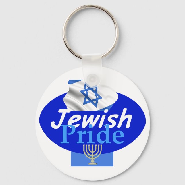 JEWISH-PRIDETS nyckelkedja Nyckelring (Framsida)
