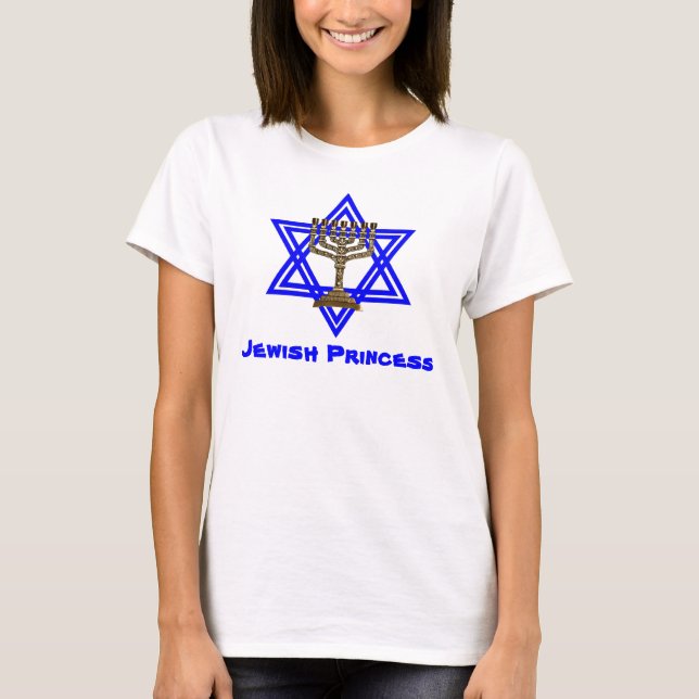 Jewish Princess Dam T-Shirt (Framsida)
