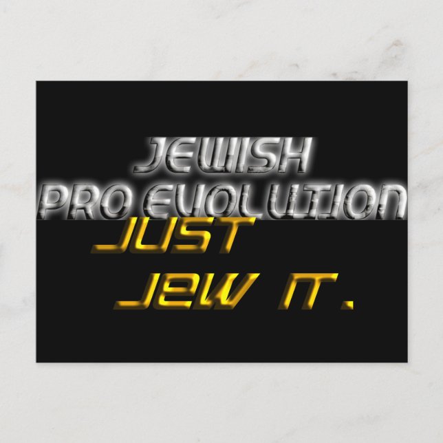 Jewish Pro Evolution Vykort (Framsida)