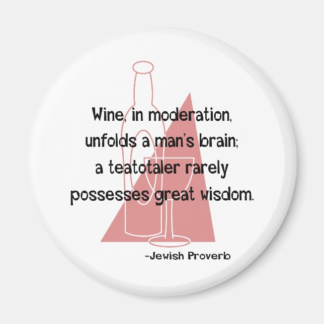 Jewish Proverb Magnet (Framsidan)