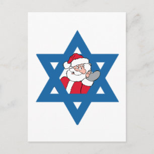 JEWISH SANTA HELG VYKORT