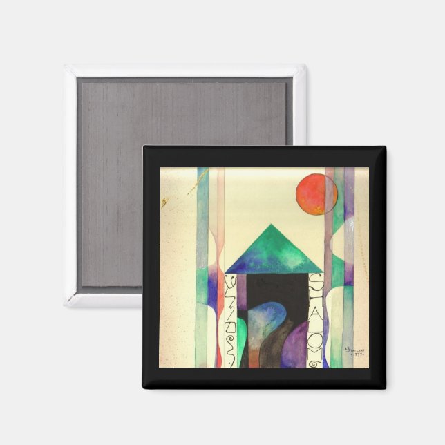 Jewish Shalom Magnet (Front/Back)