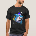 Jewish Shark Menorah Funny Hanukkah Chanukah Anima T Shirt<br><div class="desc">Jewish Shark Menorah Funny Hanukkah Chanukah Anima</div>