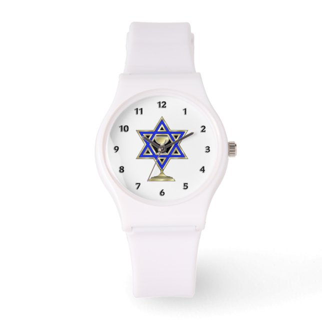 Jewish Star Armbandsur (Framsida)