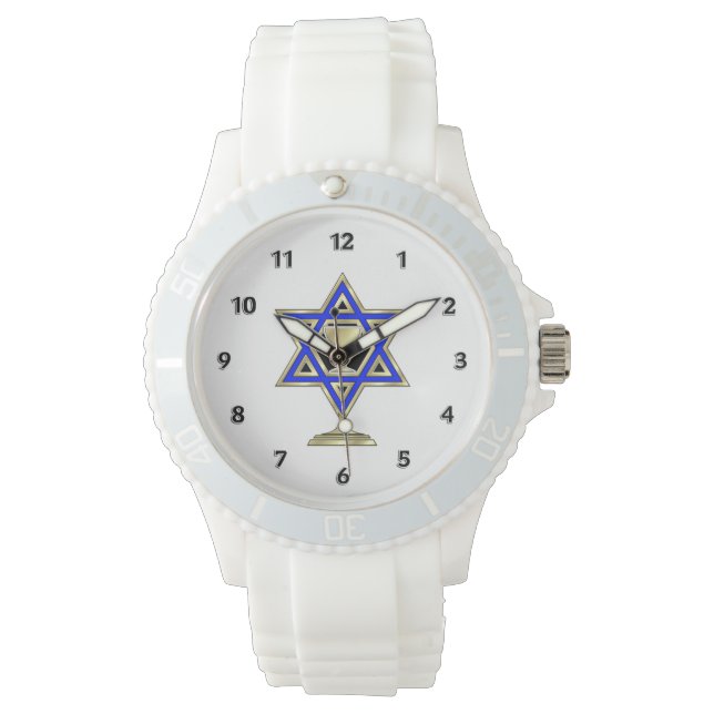 Jewish Star Armbandsur (Framsida)