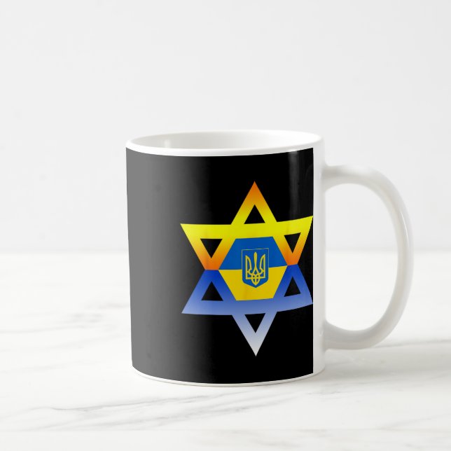 Jewish Star Of David Eastern European  Kaffemugg (Höger)