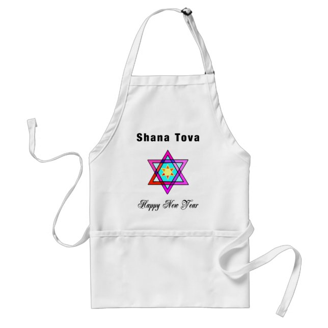 Jewish Star Shana Tova Förkläde (Framsidan)