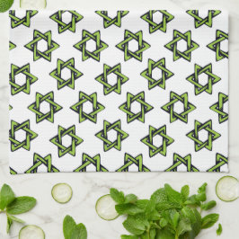 Jewish Stars Designer Kitchen Towels by Divorah Kökshandduk