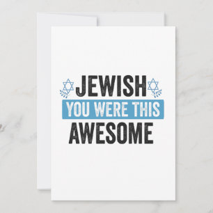 Jewish var du denna fantastiska roliga Hanukkah-pr Inbjudningar