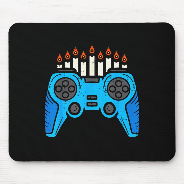 Jewish Video Game Gamer Hanukkah Chanukah Men Boy  Musmatta (Framsidan)