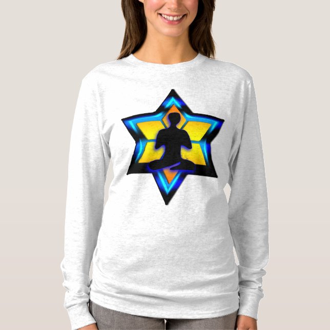 Jewish Yoga Tee Shirt (Framsida)