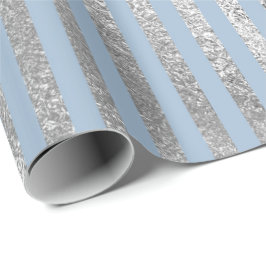 Jewlery Rand Pastel Blue Silver Linjer Vip Presentpapper
