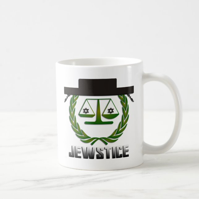 JEWSTICE.png Kaffemugg (Höger)