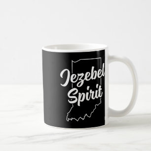 Jezebel Spirit Funny Indiana Pride Blue Dot in A R Kaffemugg